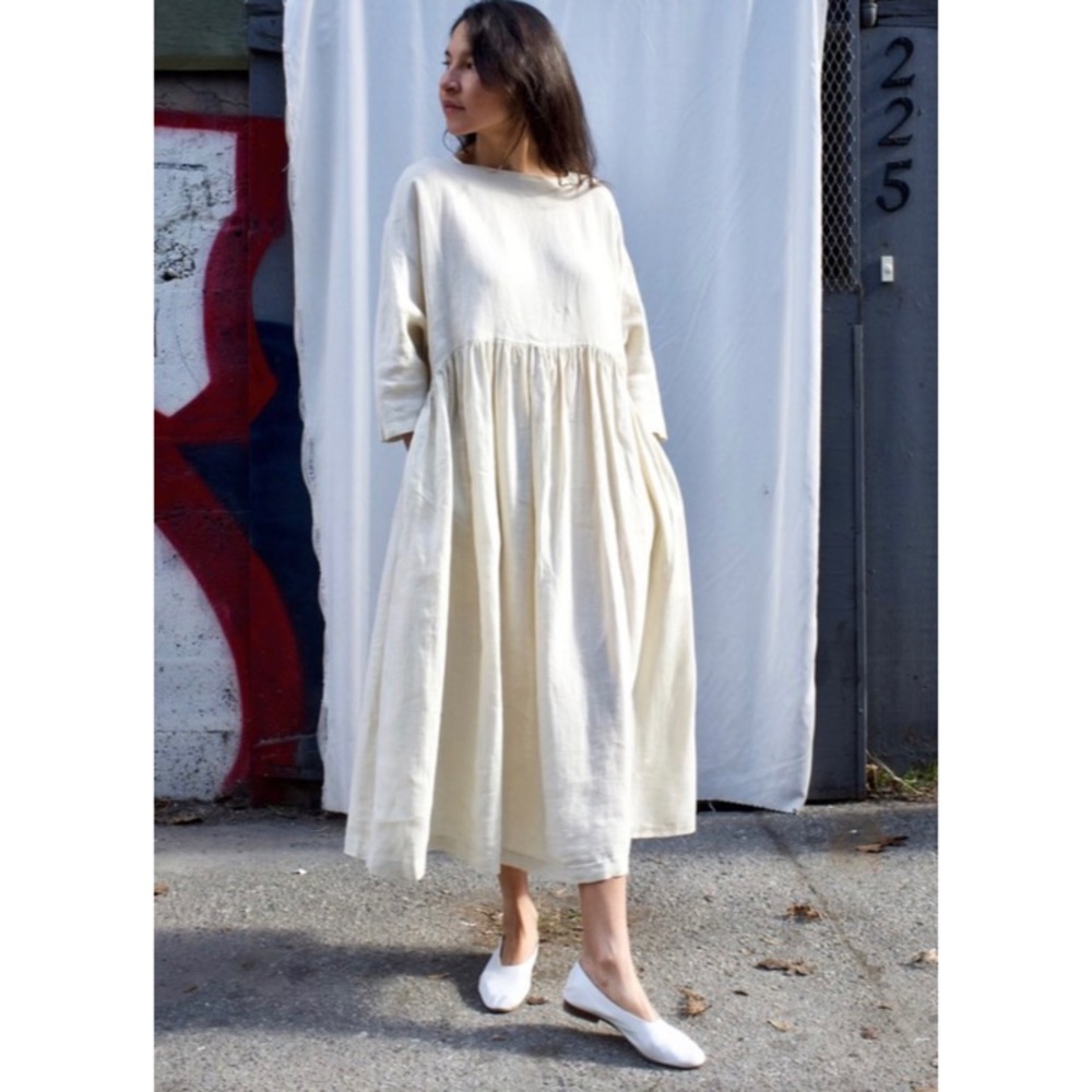 Black crane tradi dress- S